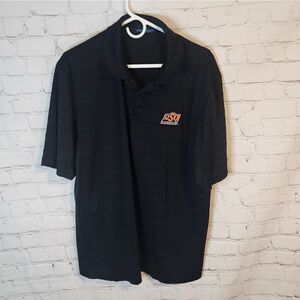 Men's Vansport "OK State Cowboys" Polo Shirt, Size L